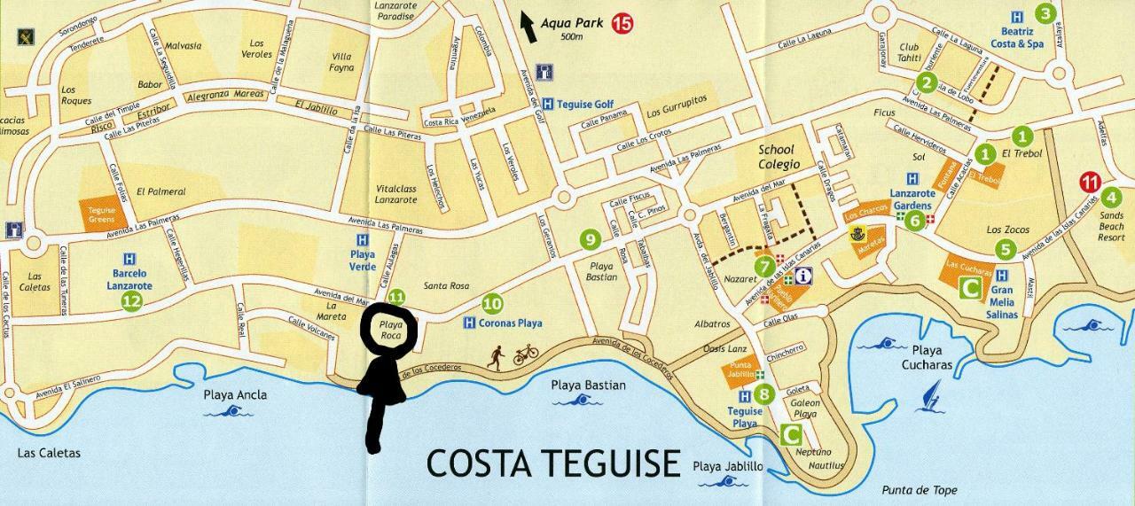 Beautiful Studio On The Seafront Costa Teguise Exteriér fotografie